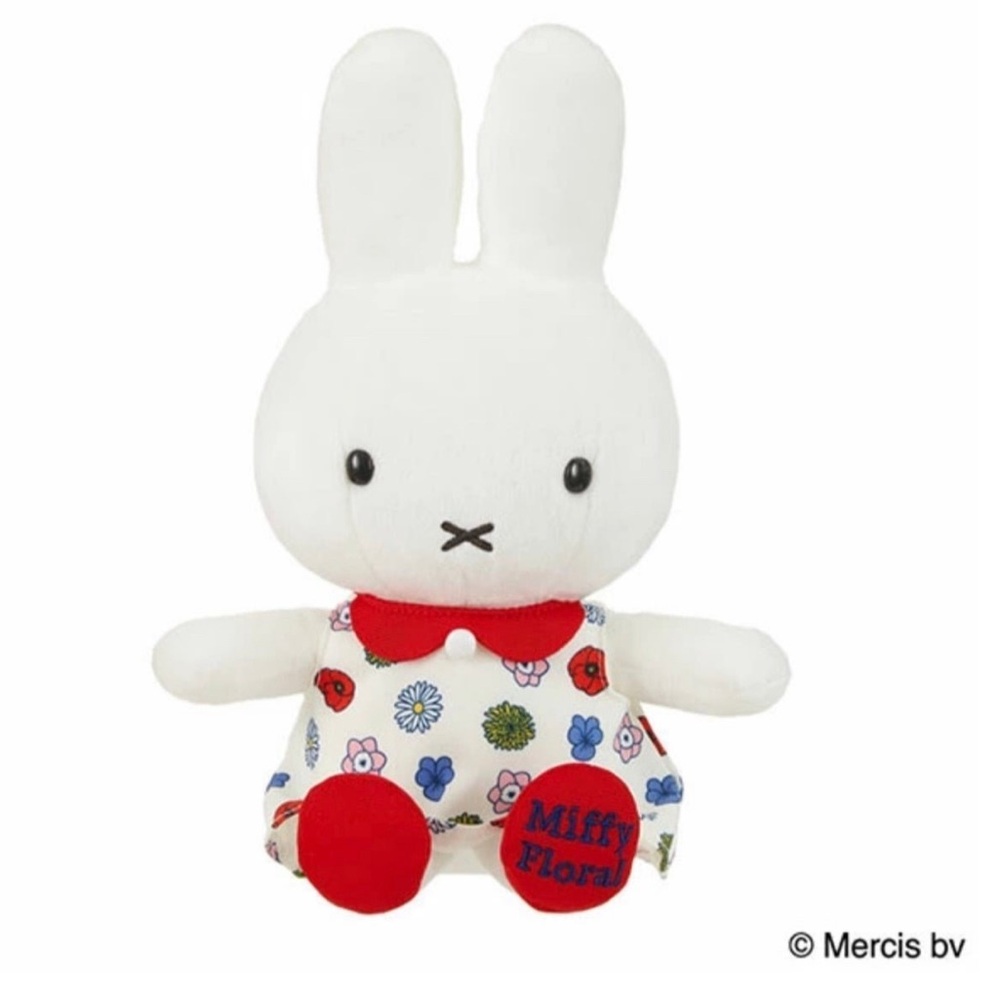 Miffy Floral 10.5” Plush